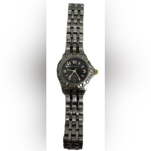 Milan Stainless Steel silver and Blue Quatrs Women's Watch